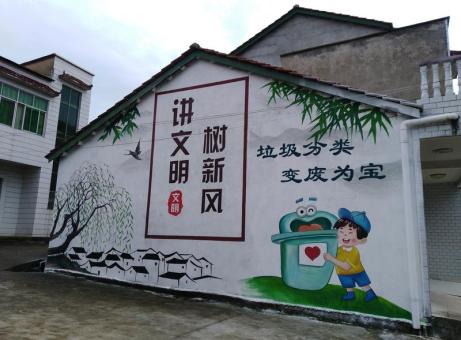 孝感墙绘是现在流行的墙体广告