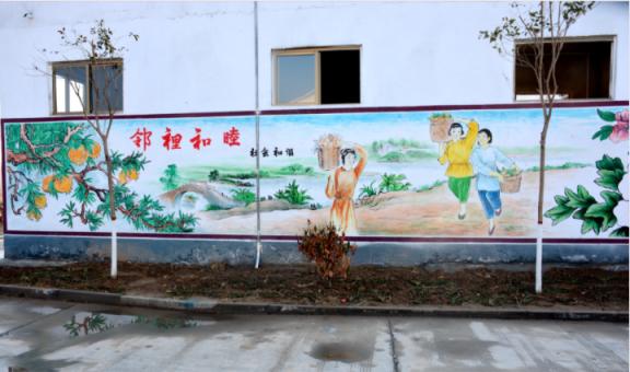 孝感乡镇文化墙 乡风文明焕发新活力