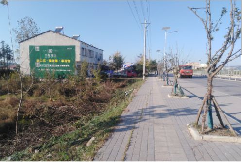 孝感书山南院墙体广告