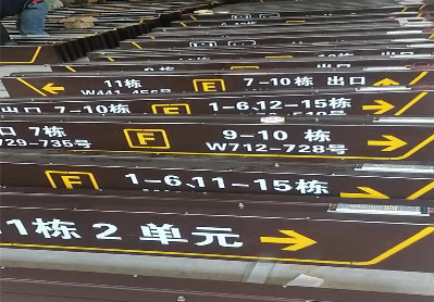 孝感广告标识中，常见的几种安装方式。